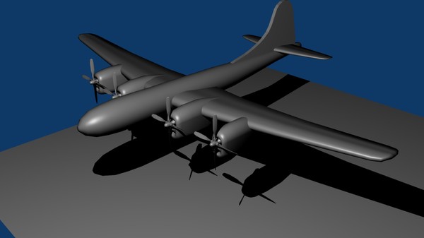 3d b29 blender model - B29 by FcGrreat